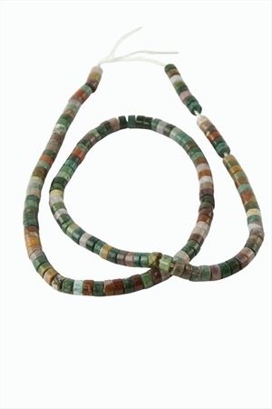4 mm Disk Hint Akik Taşı - Yeşil