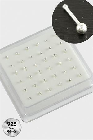 2 mm Top Gümüş Hızma 36 Adet - Gümüş Rengi