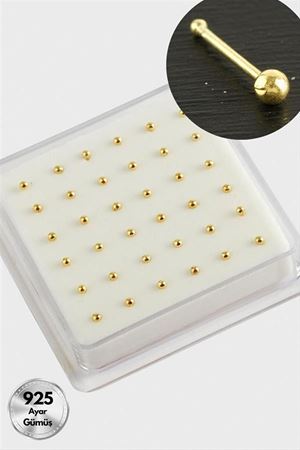 2 mm Top Gümüş Hızma 36 Adet - Sarı