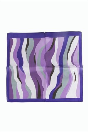 Mor Renkli Zr Şifon Fular 50*50 cm - Mor