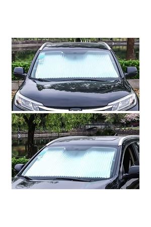 Otomatik Makaralı Oto Ön Cam Güneşlik