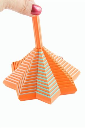 Altıgen 3D Baskılı Stres Oyuncağı - Ebruli