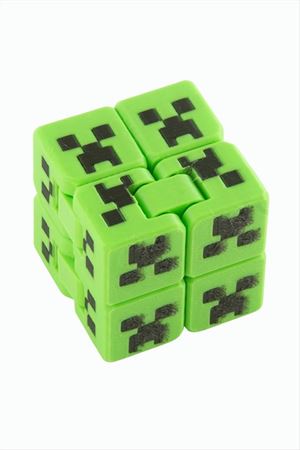 Sonsuz Küp 3D Baskılı Fidget İnfinty Aparatı - Yeşil