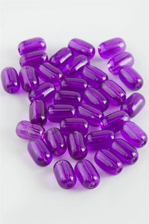 6*8 mm Oval Cam Boncuk 1 KG - Siyah