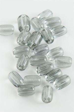 6*8 mm Oval Cam Boncuk 1 KG - Gri