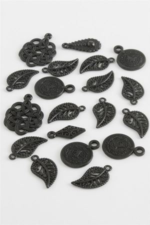 Karışık Tesbih Ara Aparatı 50 Gram - Siyah