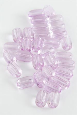 6*8 mm Oval Cam Boncuk 1 KG - Lila