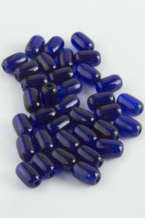 6*8 mm Oval Cam Boncuk 1 KG - Lacivert