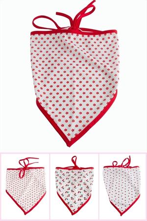 Karışık Desenli Bohem Bandana - Beyaz