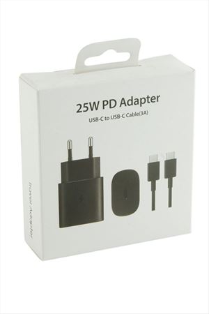 25W Type C Şarj Aleti - Siyah
