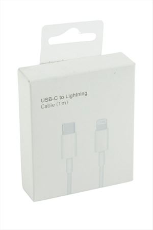 İphone Type C Lighting Data Şarj Kablosu 1 metre - Beyaz