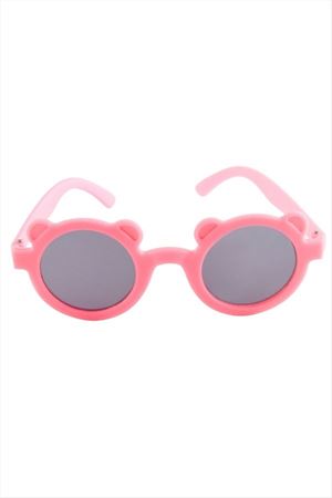 Kulaklı Çocuk Güneş Gözlüğü - Pembe