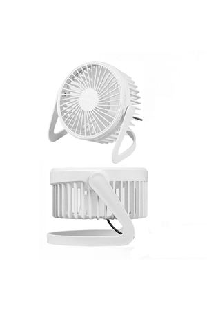 Masaüstü Mini USB Fan - PVC Gövdeli - 360° Ayarlanabilir