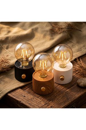 Şarjlı Dekoratif Masa Lambası - Kademesiz Dimmer - Type-C Bağlantılı