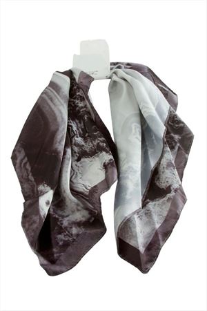 Zr Saten Fular 50*50 cm - Siyah