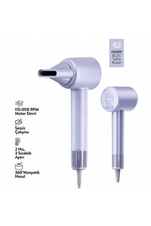 Sinbo Saç Kurutma ve Şekillendirme Makinesi - Mavi Renk - BLDC Turbo Motor
