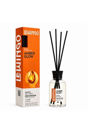 Amber Glow Bambu Çubuklu Oda Kokusu - 110 ml - Cam Şişe