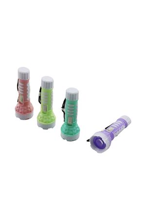 Mini Boy Led El Feneri - Pilli - Renkli Plastik