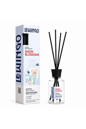 Snow Blossoms Bambu Çubuklu Oda Kokusu - 110 ml - Cam Şişe