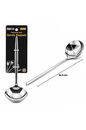Metal Servis Kepçesi - Krom Renk - 24.5 cm