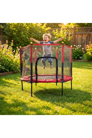 Fileli 140 cm Büyük Boy Trambolin