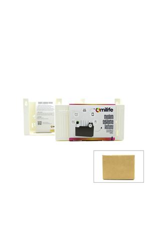 Modem Saklama Kutusu - Plastik - Tek Renk - 25x15x6 cm