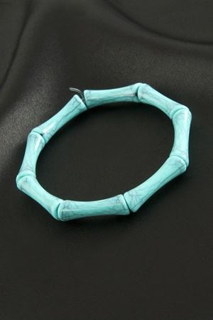Zr Model Kemik Plastik Bileklik - Açık Mavi