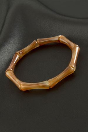Zr Model Kemik Plastik Bileklik - Taba