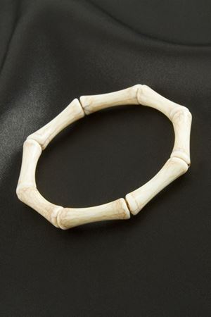 Zr Model Kemik Plastik Bileklik - Krem