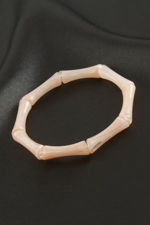 Zr Model Kemik Plastik Bileklik - Yavruağzı