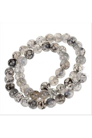 Akik Taşı Parlak 8 mm - Şeffaf