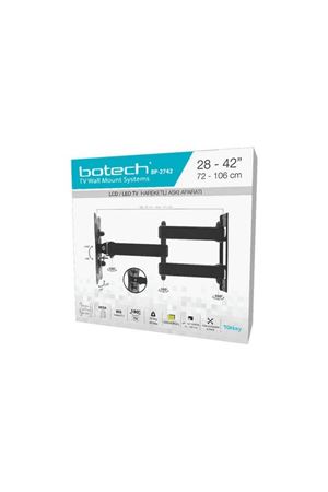 28-42 İnç - Hareketli TV Askı Aparatı - 72-106 cm - LCD LED TV Uyumlu