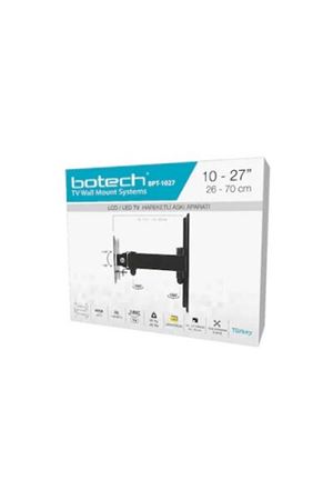 Hareketli TV Askı Aparatı - 10-27 İnç - 26-70 cm - LCD LED TV Uyumlu  - 180 Derece Dönebilir