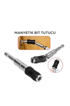 Manyetik Bit Tutucu - Mafsallı - Döner Başlık
