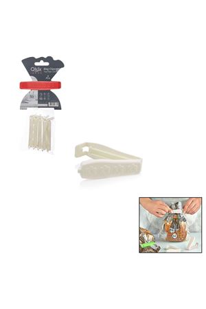 5'li Poşet Klipsi Seti - Plastik - Poşet Kapatıcı