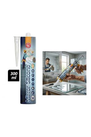Şeffaf Silikon - 300 ml - Ayna Cam Yapıştırıcı