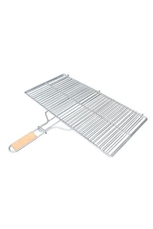 Büyük Boy Mangal Izgarası - 50x30 cm - Ahşap Saplı