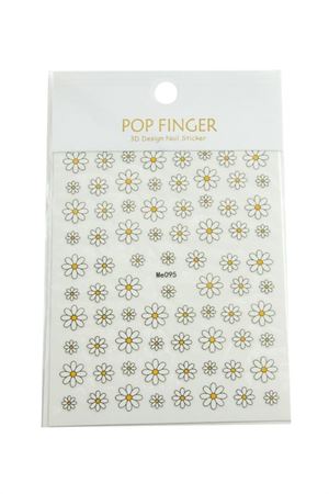 Papatya Tattoo Dövme Sticker - Beyaz