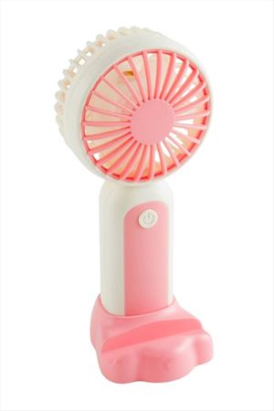Şarjlı El Fanı Vantilatör - Pembe