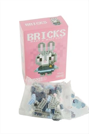 Tavşan Mikro Yapı Lego - Pembe
