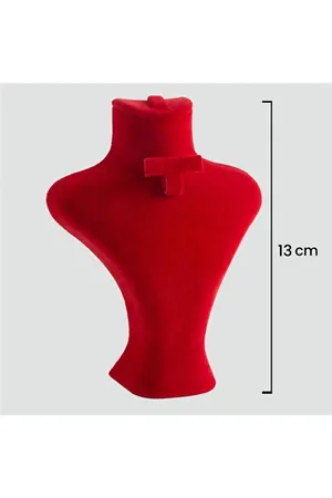 13 cm Takım Manken Anfora Kumaş - Kırmızı