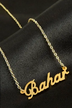 Bahar isimli kolye (Kişiye Özel) - Sarı