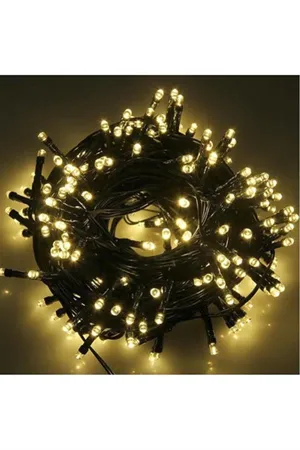Sarı Renkli Led Işık Pilli 4 Metre - Sarı