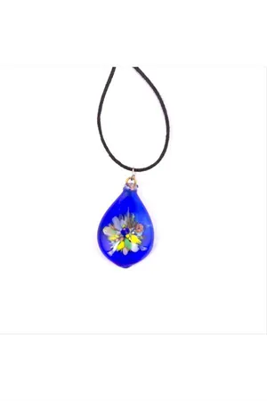 Murano Cam Kolye - Karışık Renk 1