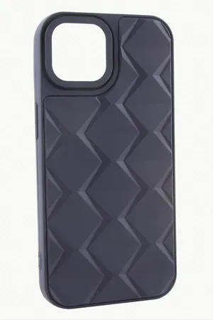 iPhone 12 Pro Prizma Desenli Lüx Liza Kılıf - Mor