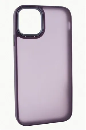 iPhone 15 Pro Max Renkli Lüx Newxu Silikon Kılıf - Mor