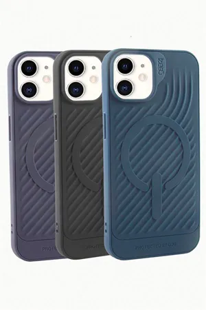iPhone 11 6.1 Lüx Magsaff Gear Silikon Kılıf - Mor