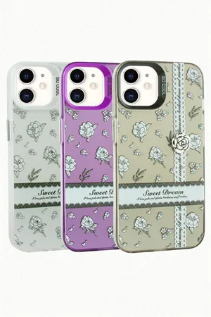 iPhone 11 Gül Lüx Sweet Silikon Kılıf - Mor