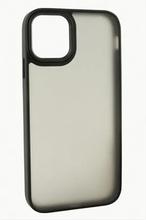 iPhone 14 Pro Renkli Lüx Newxu Silikon Kılıf - Siyah