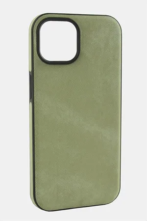 iPhone 12/12 Pro Nubuk Lüx Velvet Silikon Kılıf - Turuncu